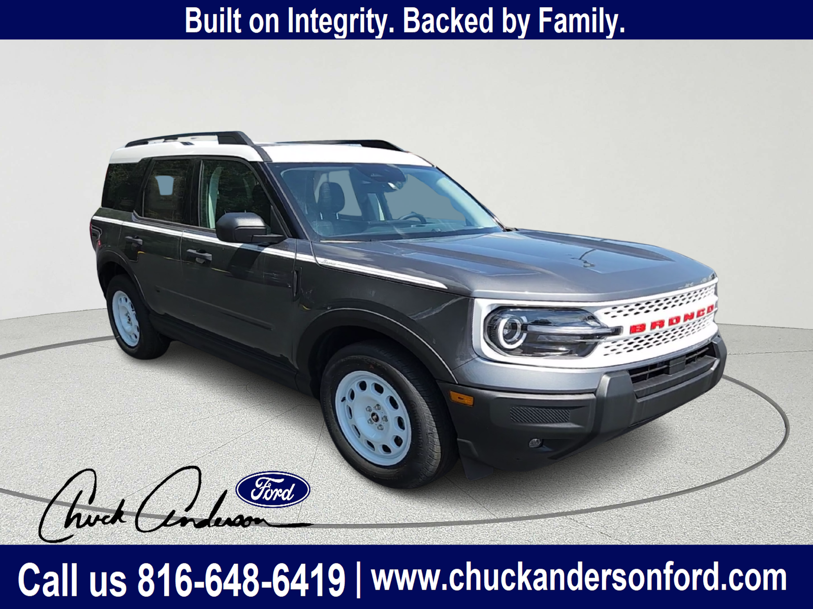 Carbonized Gray Metallic 2025 Ford Bronco Sport SUV / Crossover All-Wheel Drive 8-Speed Automatic