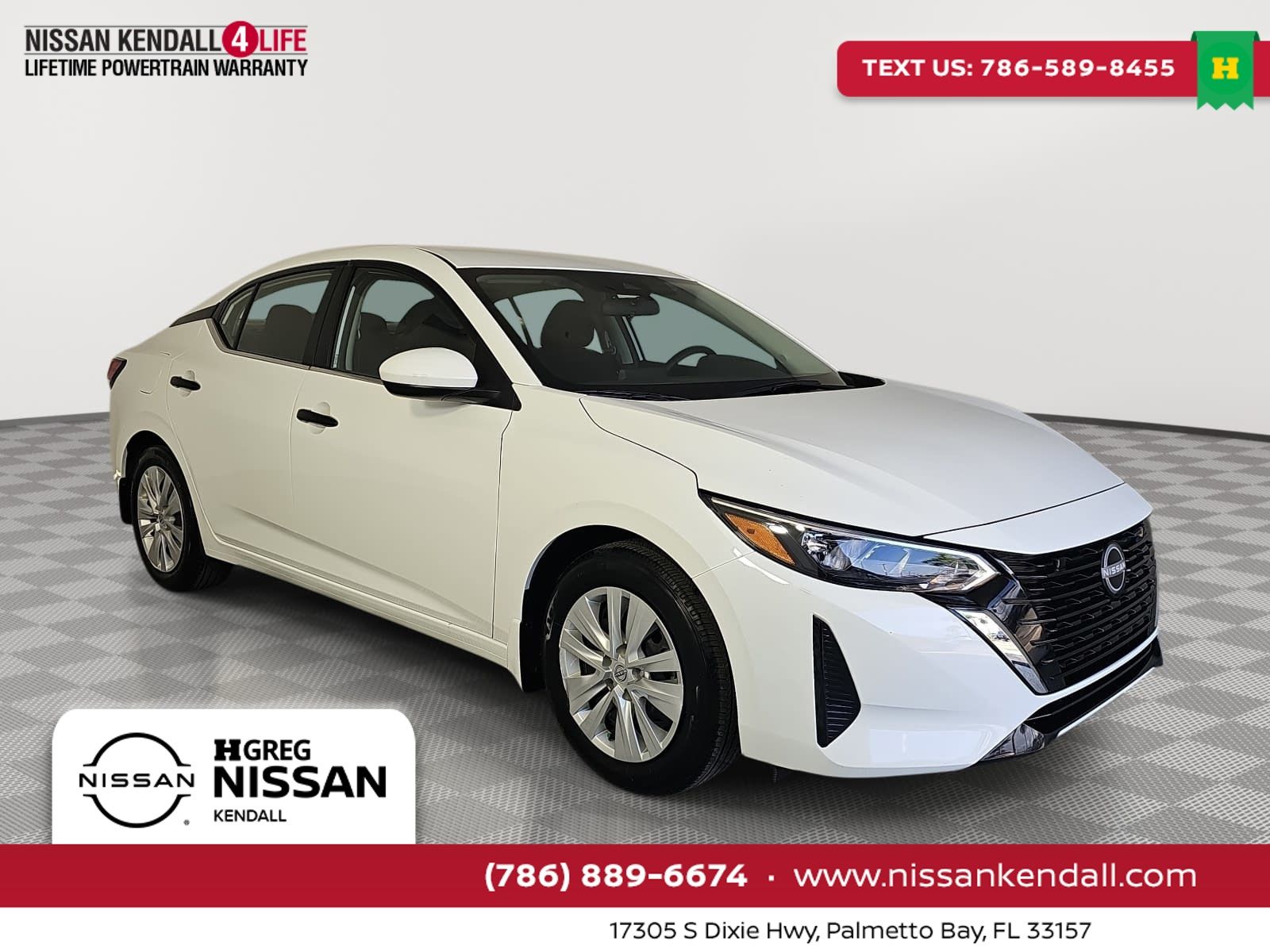 White (Fresh Powder) 2025 Nissan Sentra Sedan Front-Wheel Drive Continuously Variable Transmission