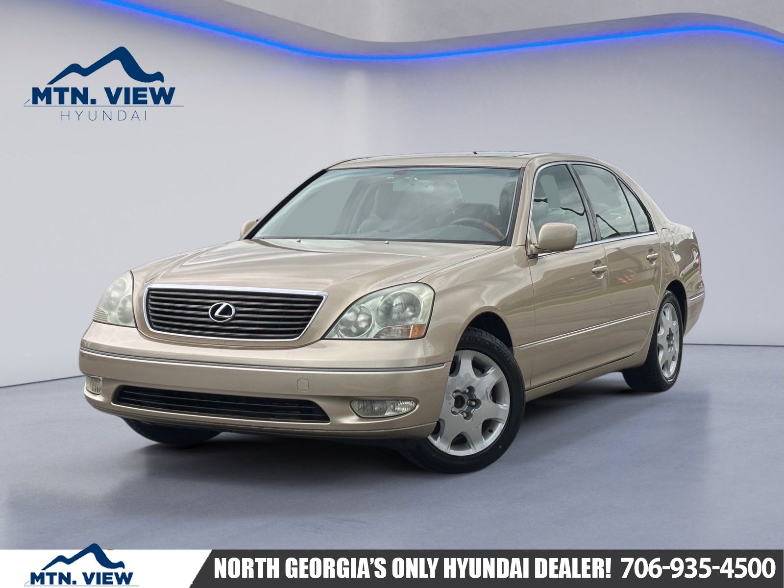 Mystic Gold Metallic 2003 Lexus LS Sedan Rear-Wheel Drive Automatic