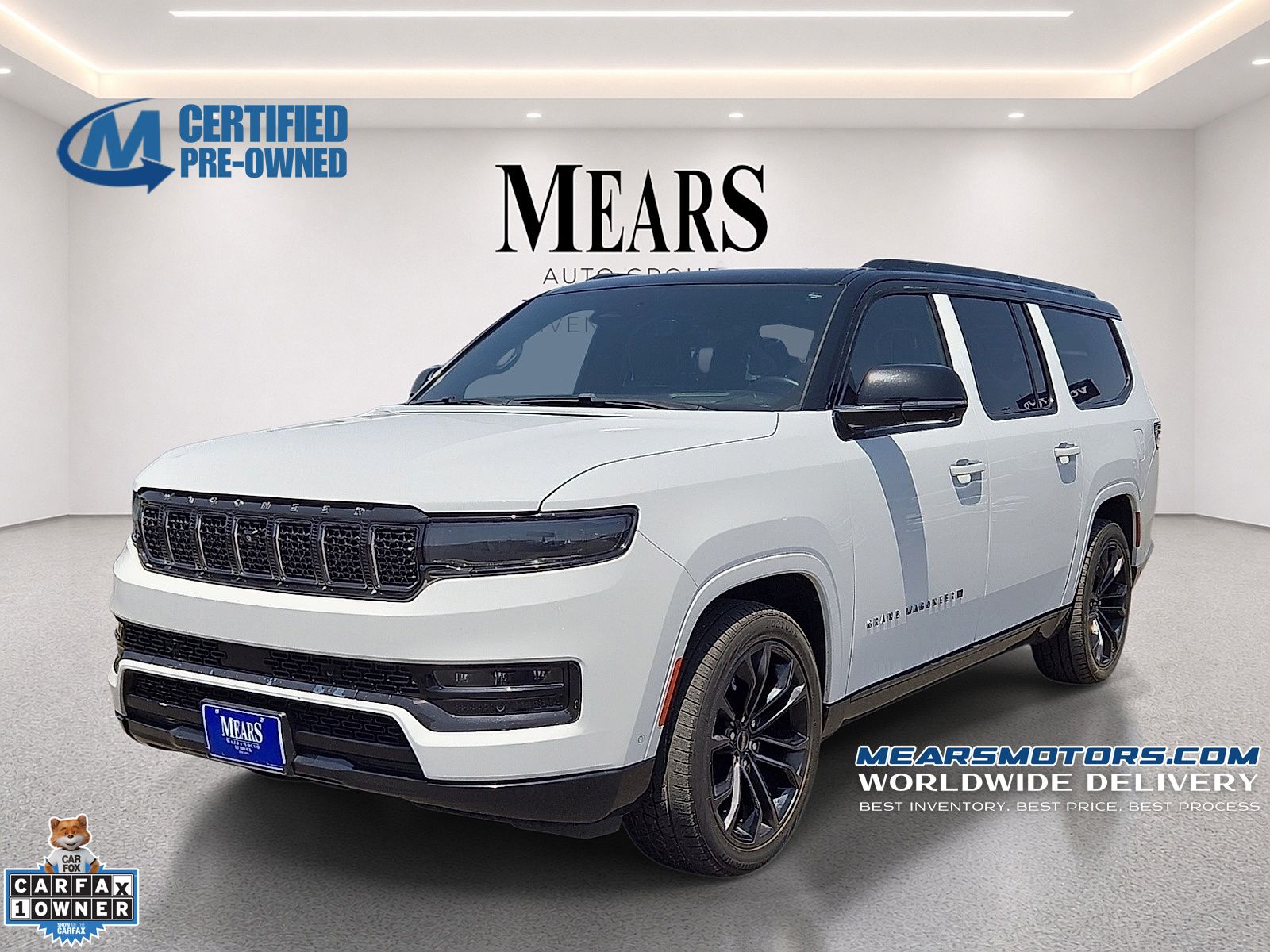 Bright White Clearcoat 2024 Jeep Grand Wagoneer L SUV / Crossover Four-Wheel Drive 8-Speed Automatic