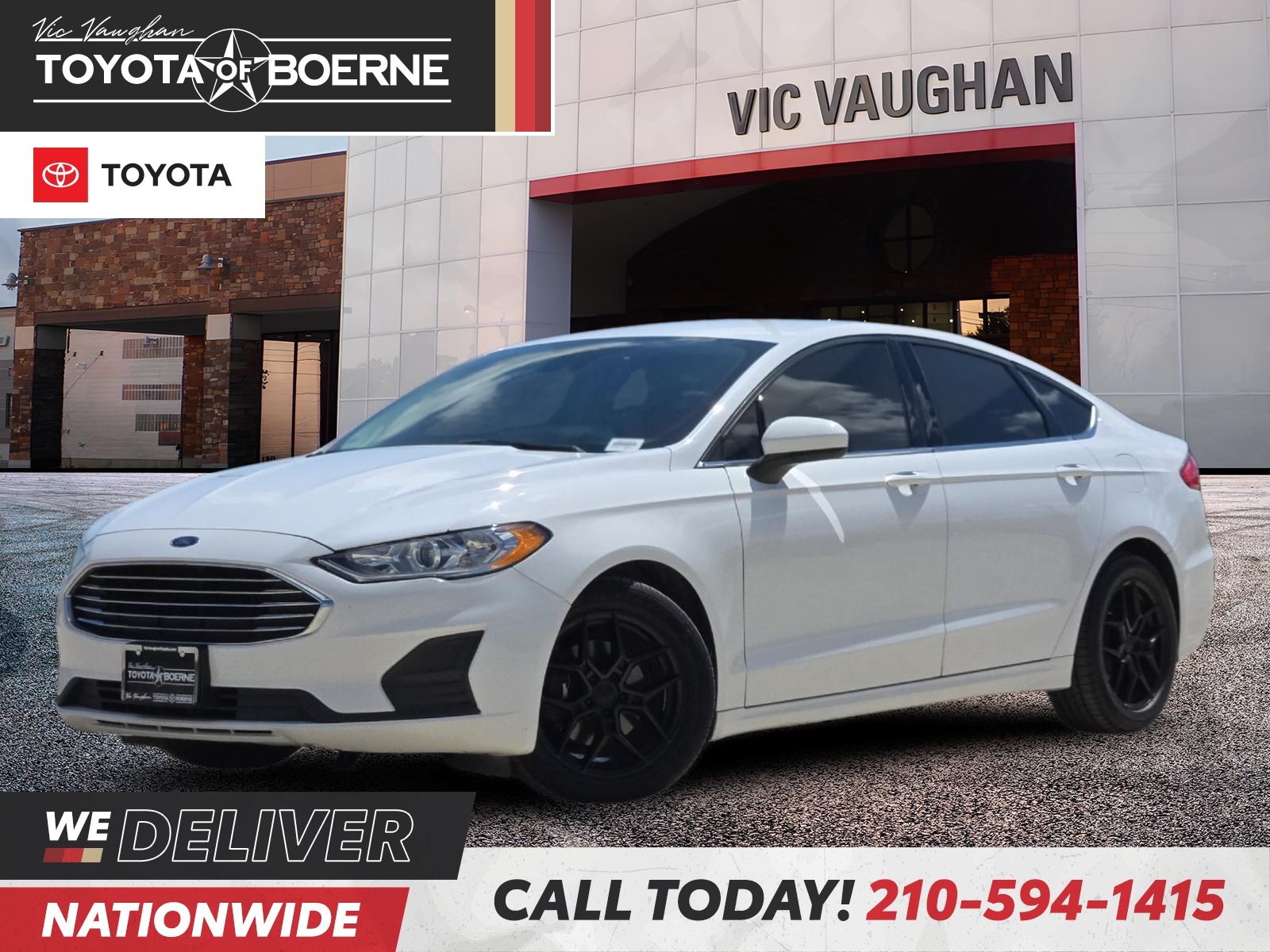Oxford White 2019 Ford Fusion Sedan Front-Wheel Drive 6-Speed Automatic