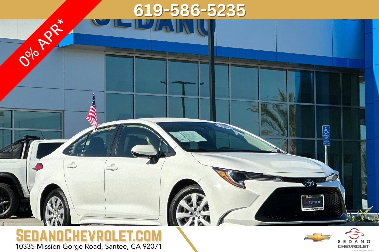 White 2022 Toyota Corolla LE FWD Sedan Front-Wheel Drive Continuously Variable Transmission