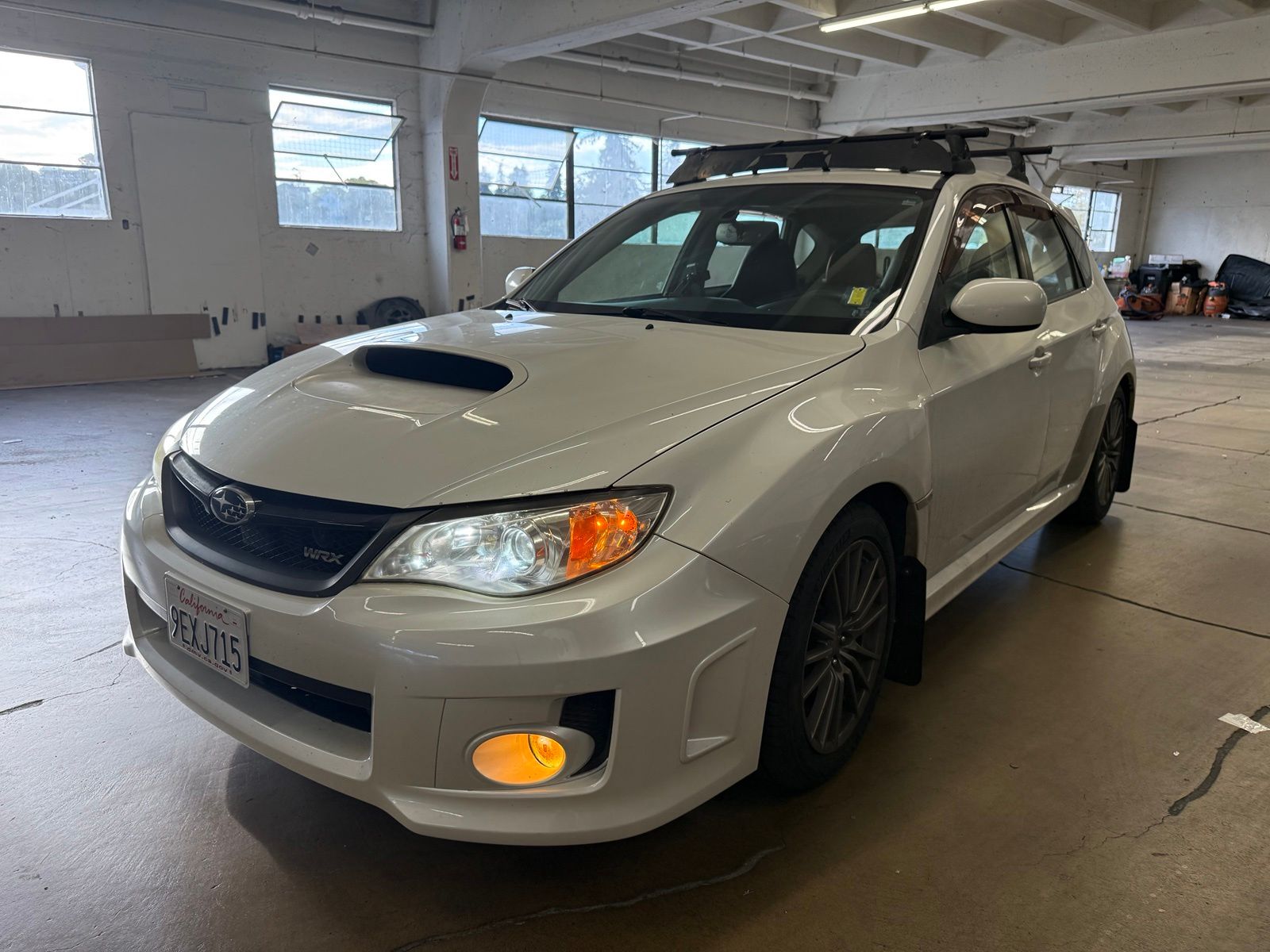 Satin White Pearl 2013 Subaru Impreza WRX Hatchback All-Wheel Drive 5-Speed Manual