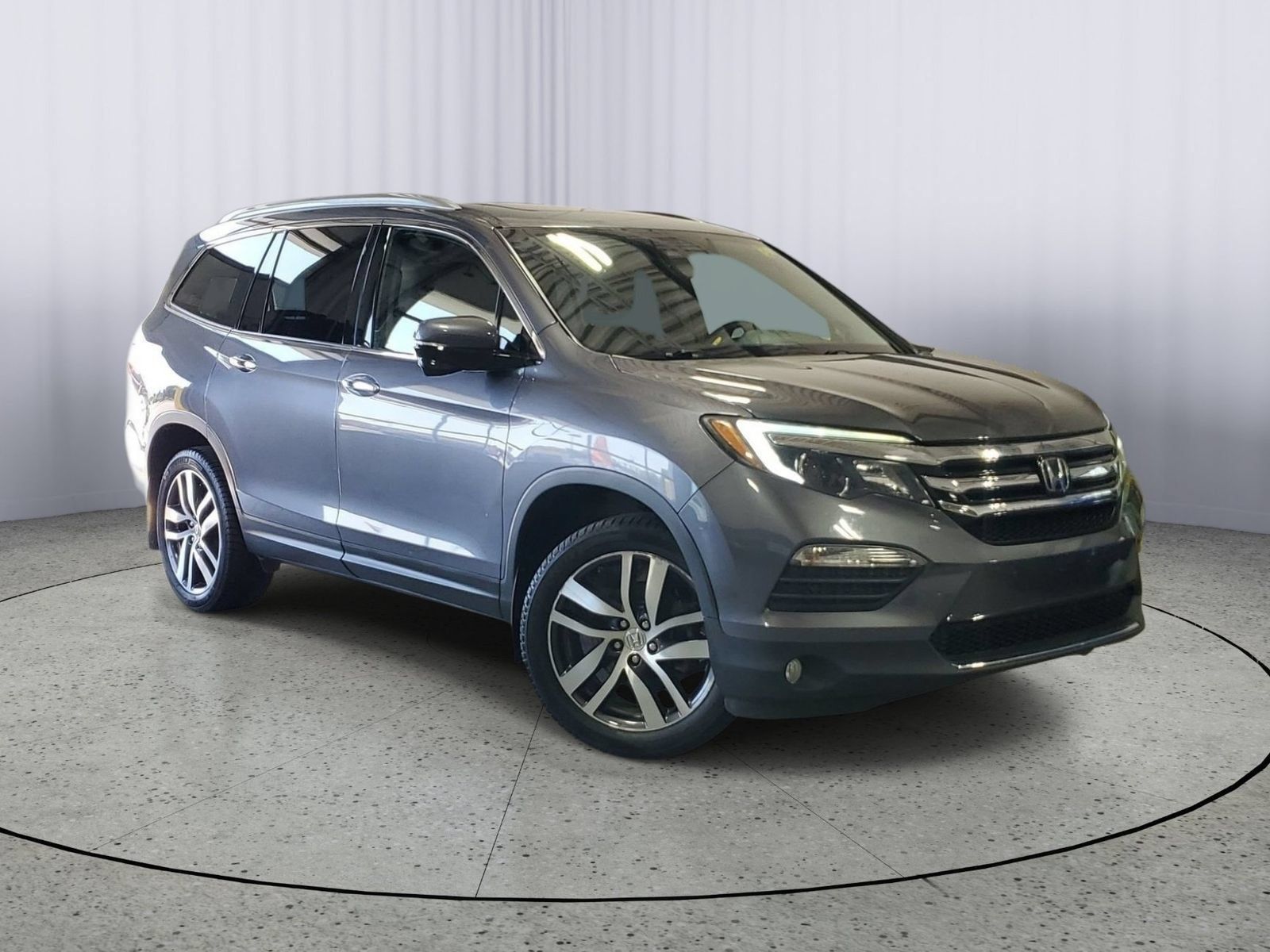 Gray 2018 Honda Pilot SUV / Crossover All-Wheel Drive 9-Speed Automatic