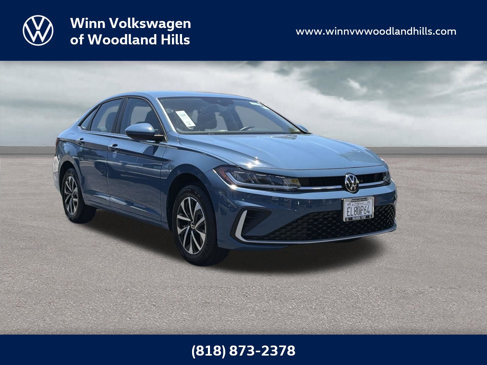 Monterey Blue Pearl 2026 Volkswagen Jetta Sedan Front-Wheel Drive 8-Speed Automatic