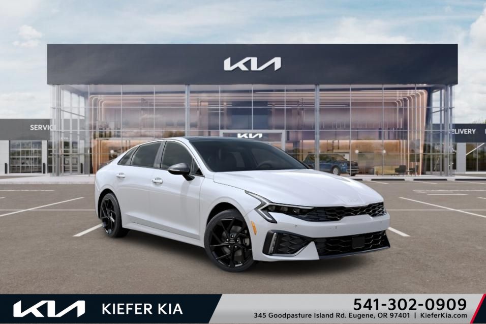 Snow White Pearl 2026 Kia K5 GT-Line FWD Sedan Front-Wheel Drive 8-Speed Automatic