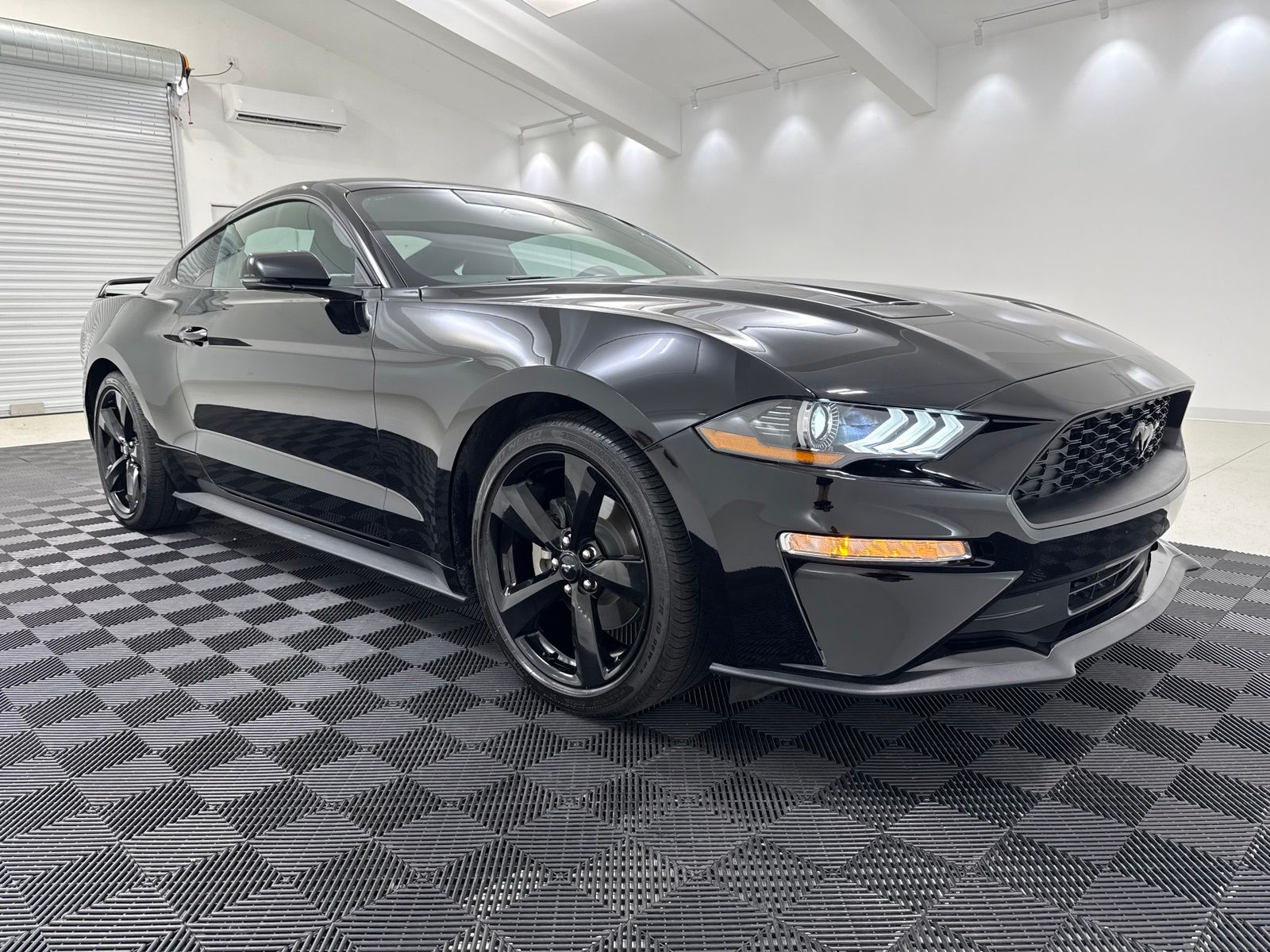 Shadow Black 2023 Ford Mustang EcoBoost Premium Fastback RWD Coupe Rear-Wheel Drive Automatic
