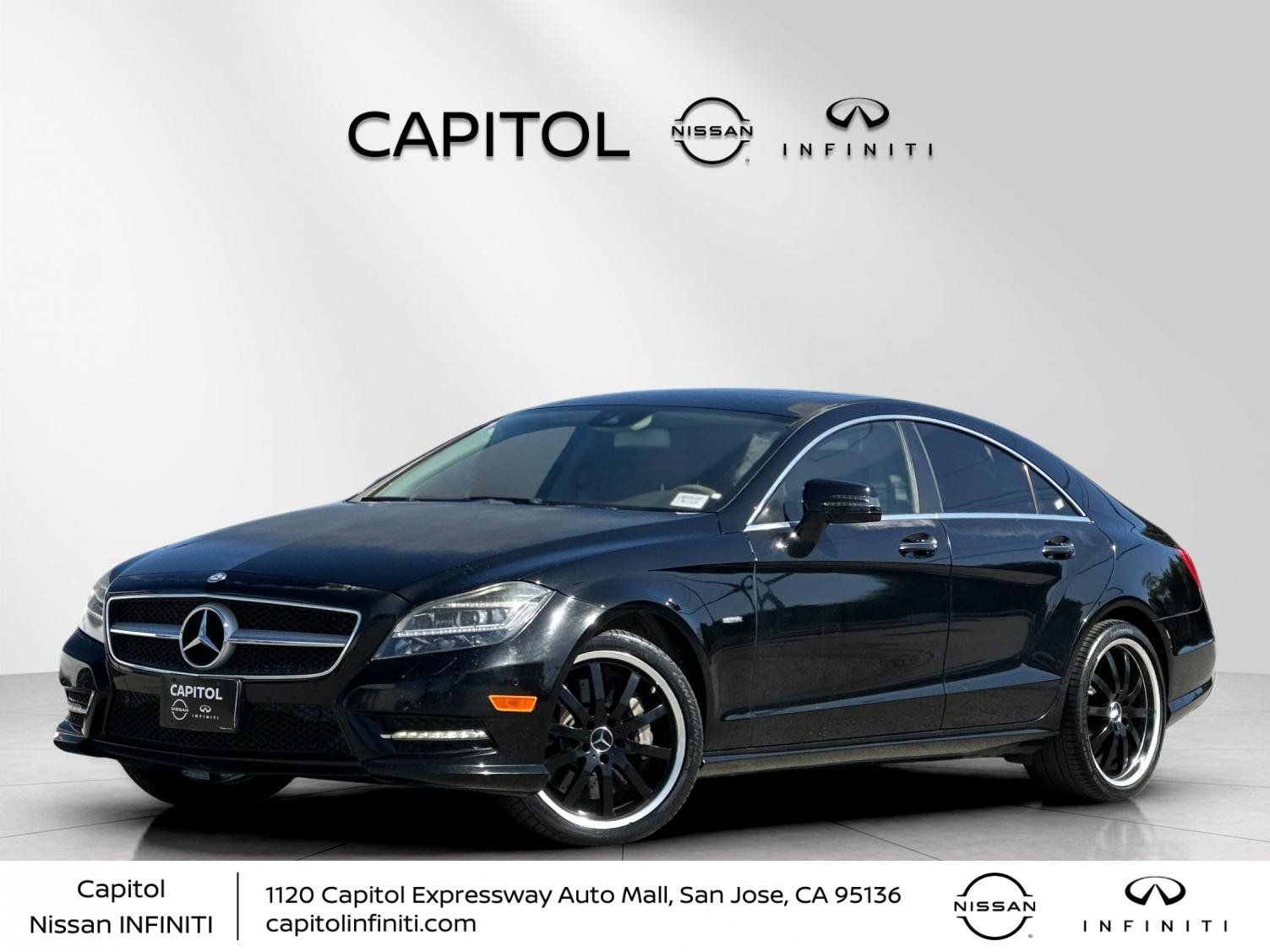 Black 2012 Mercedes-Benz CLS Sedan Rear-Wheel Drive 7-Speed Automatic