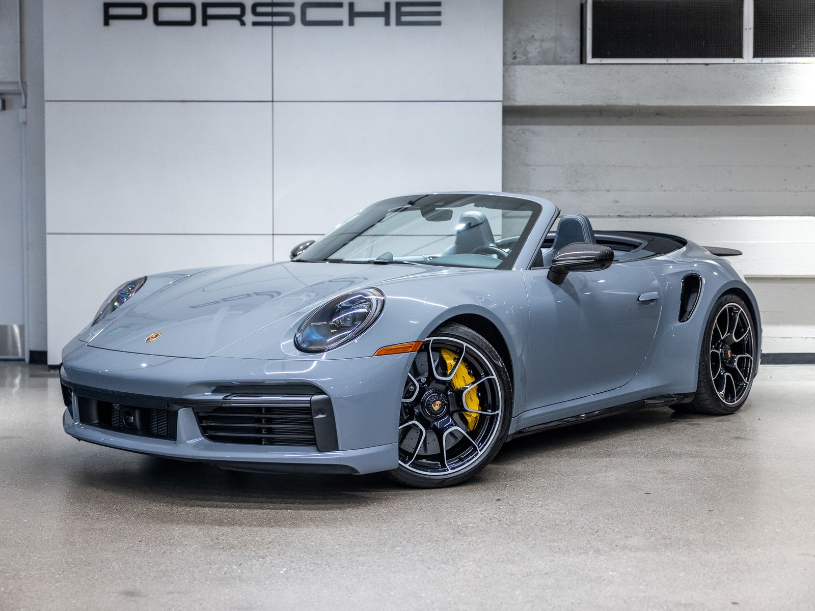 Gray 2024 Porsche 911 Convertible All-Wheel Drive 8-Speed Automatic