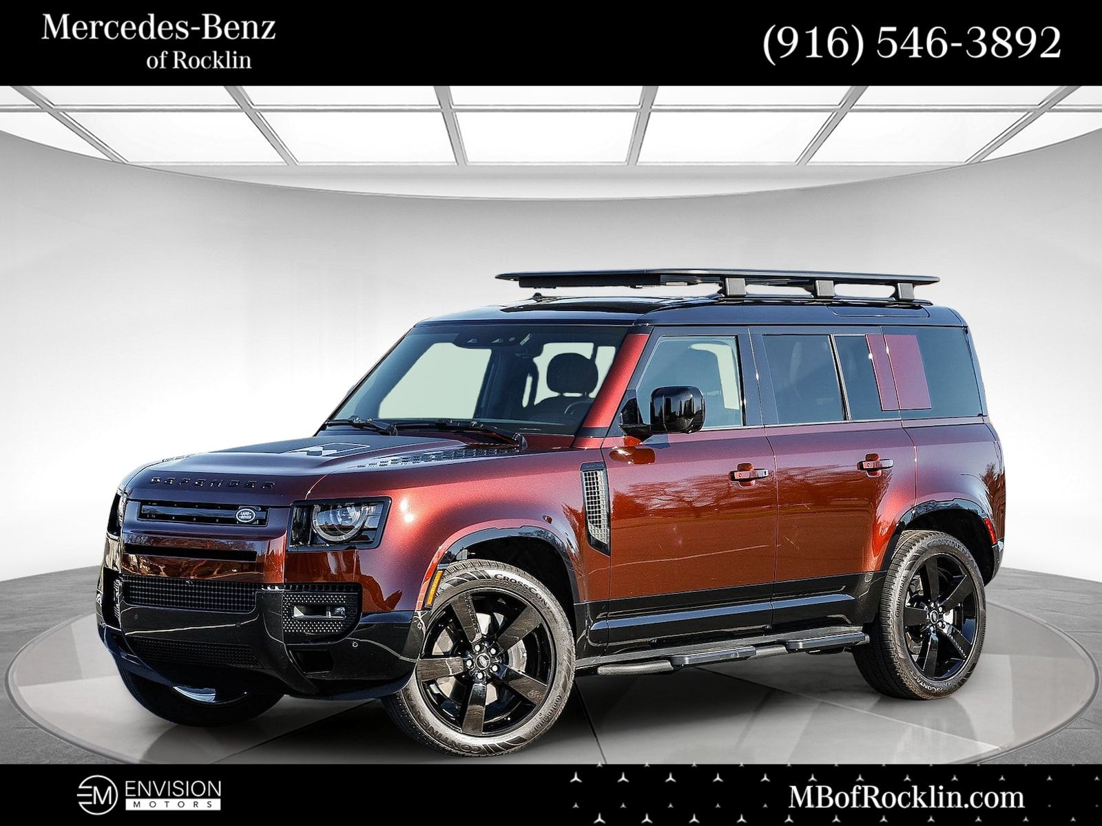 2025 Land Rover Defender 110 P400 Sedona Red AWD