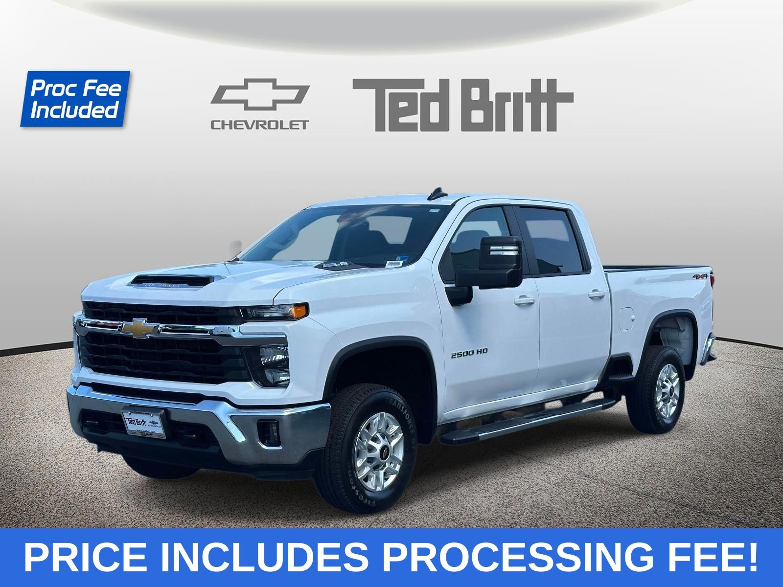 Summit White 2025 Chevrolet Silverado 2500HD Pickup Truck Four-Wheel Drive Automatic