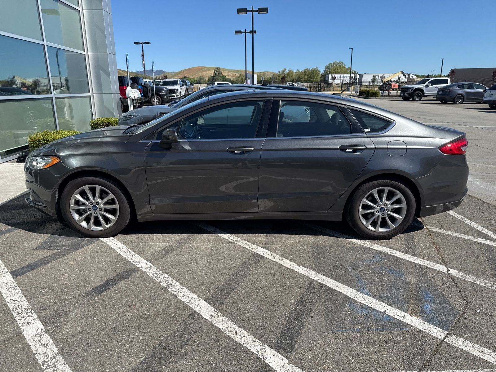 Used 2017 Gray Ford SE image 2
