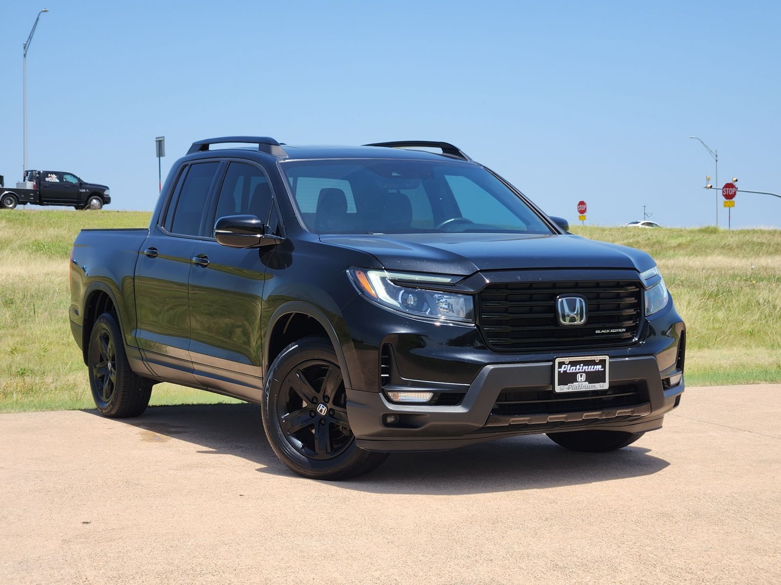 Black 2023 Honda Ridgeline Pickup Truck All-Wheel Drive 9-Speed Automatic