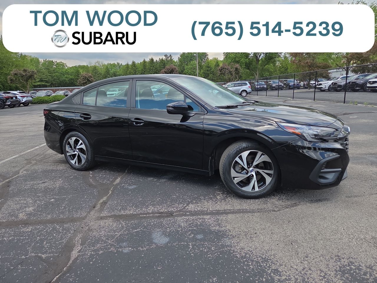 Crystal Black Silica 2024 Subaru Legacy Premium AWD Sedan All-Wheel Drive Continuously Variable Transmission