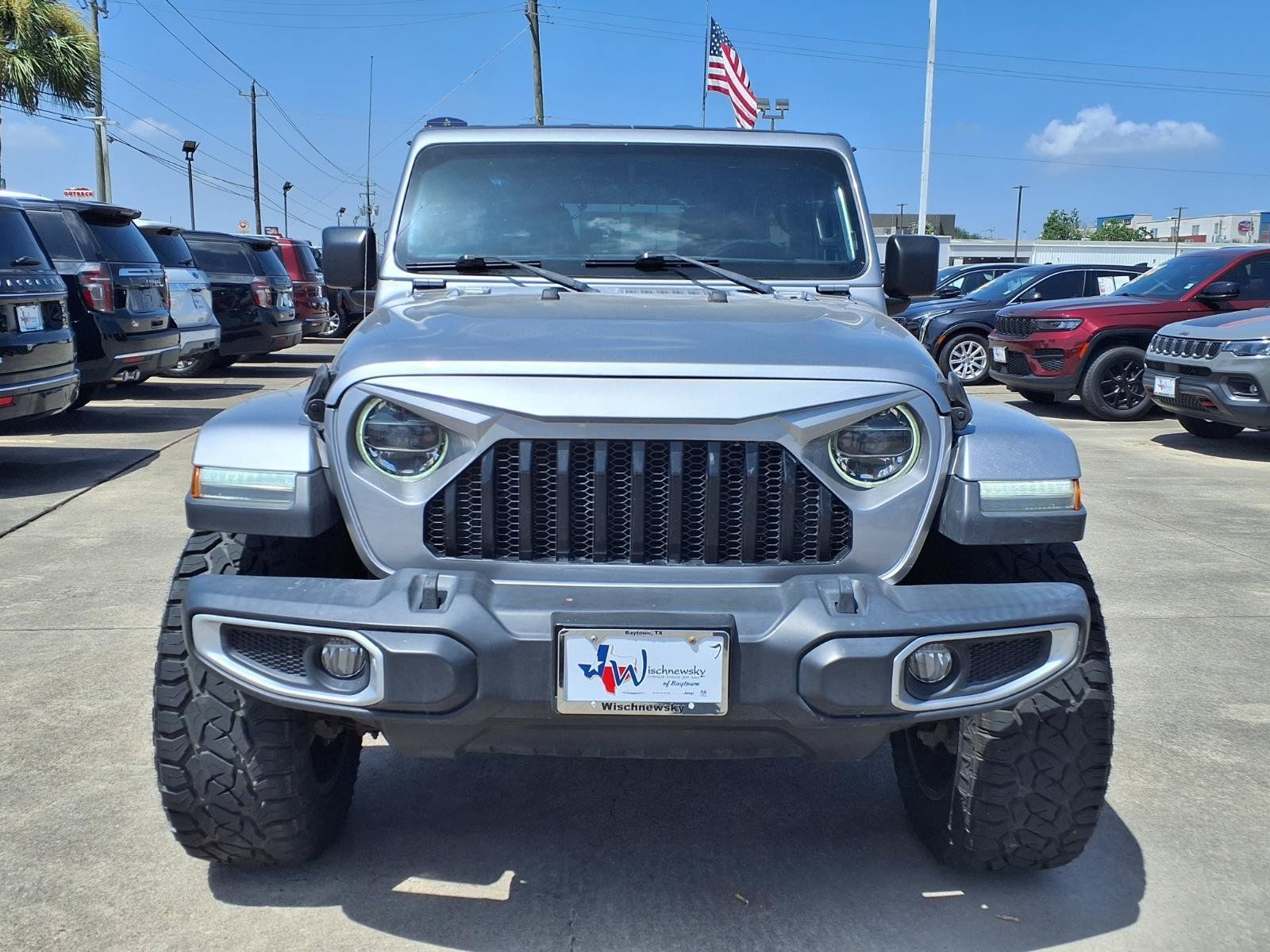 2018 Jeep Wrangler Unlimited Sahara Silver at Cook Ford