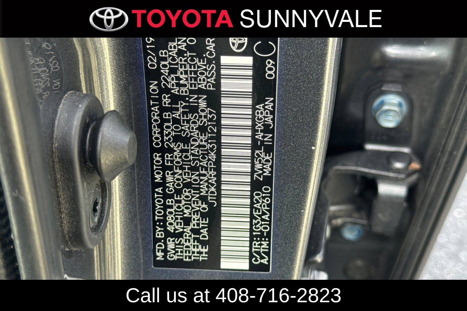 Used 2019 Toyota Prius Prime Hatchback