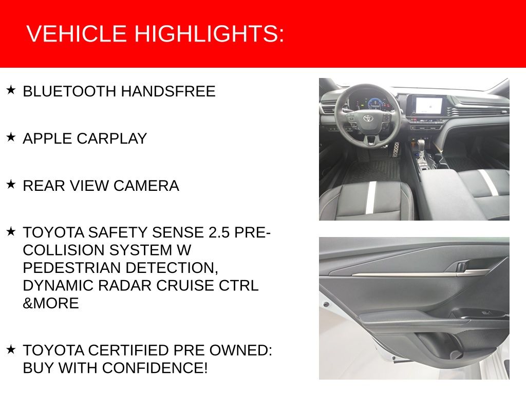 Used 2025 Toyota Camry Sedan