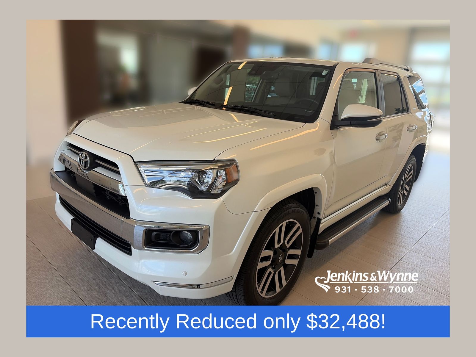 Super White 2021 Toyota 4Runner SUV / Crossover All-Wheel Drive 5-Speed Automatic Overdrive