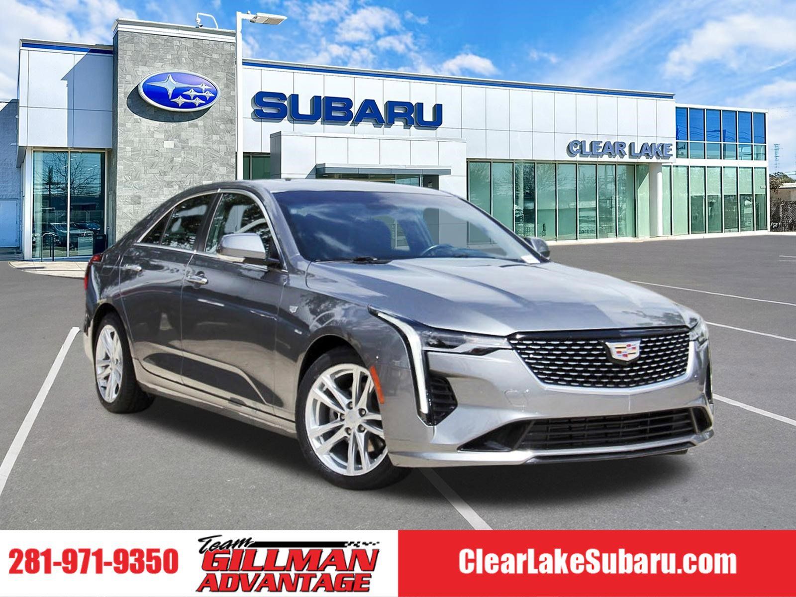 Gray (Satin Steel Metallic) 2020 Cadillac CT4 Luxury RWD Sedan Rear-Wheel Drive 8-Speed Automatic