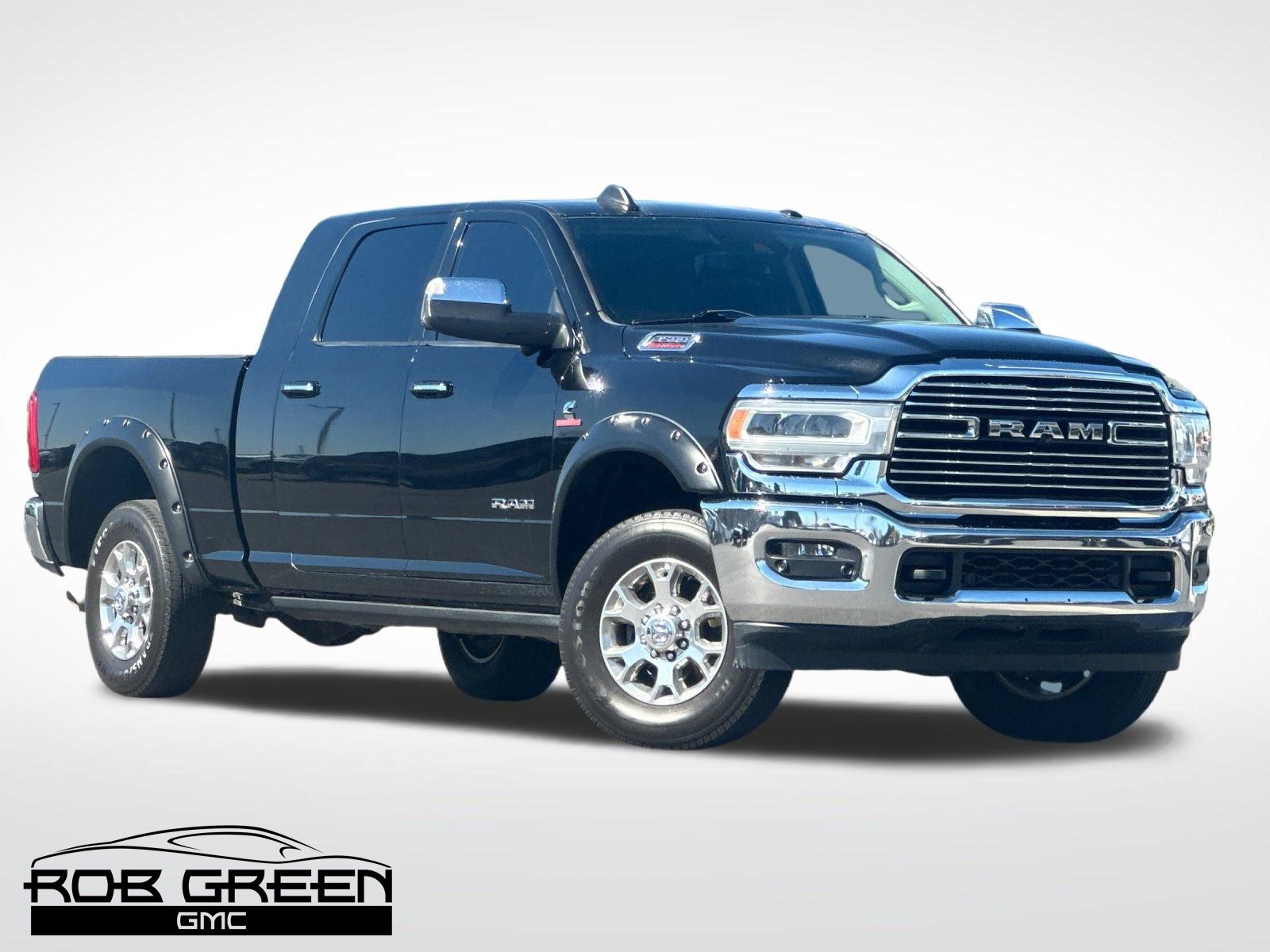 Diamond Black Crystal Pearlcoat 2020 RAM 3500 Pickup Truck Four-Wheel Drive 6-Speed Automatic
