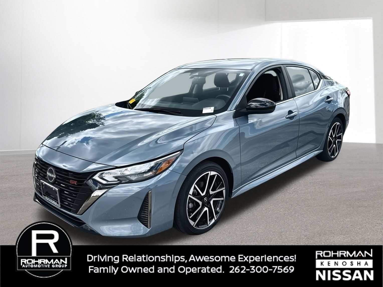 Atlantic Gray Metallic 2025 Nissan Sentra Sedan Front-Wheel Drive Continuously Variable Transmission