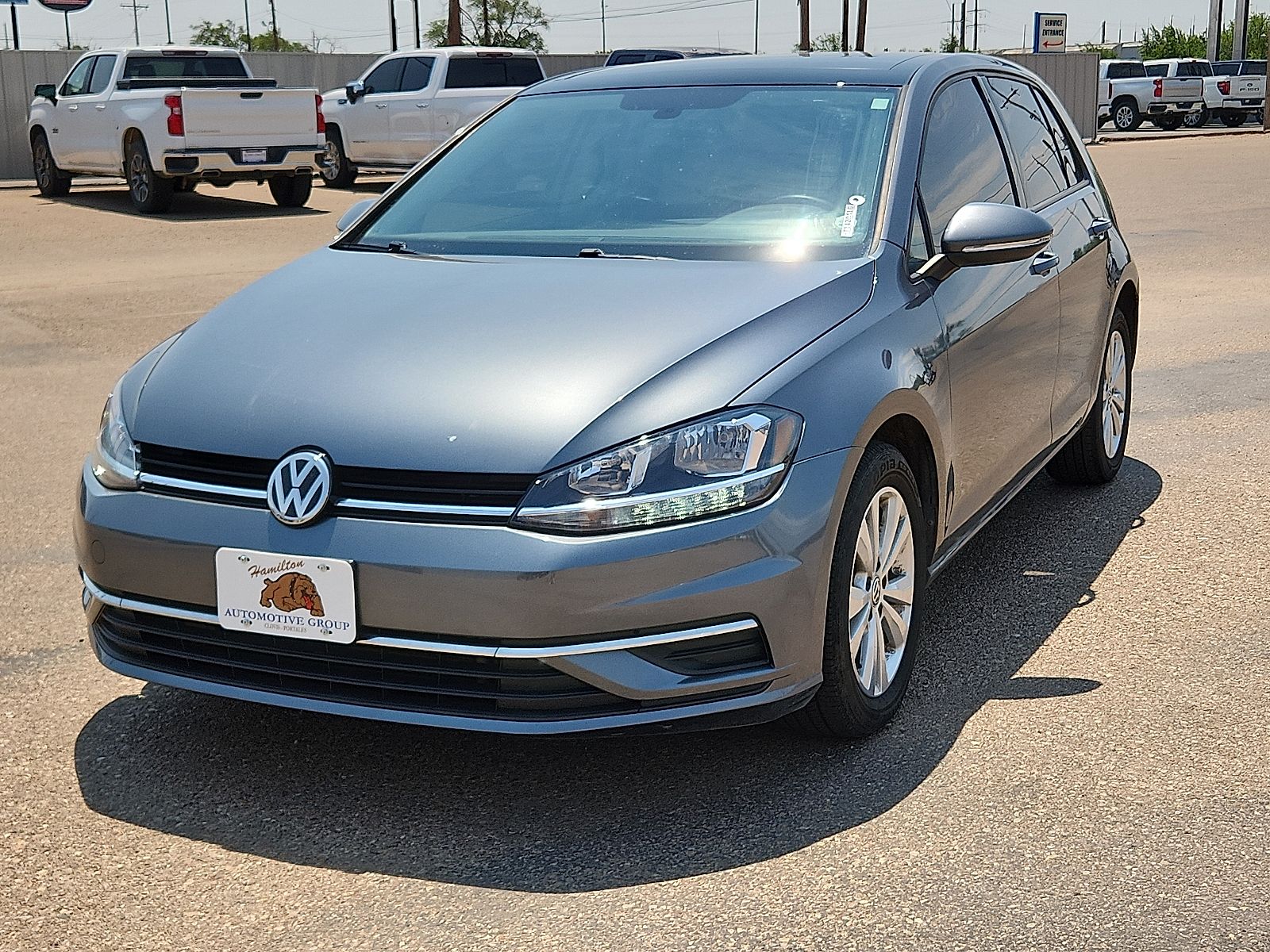 Gray 2021 Volkswagen Golf Hatchback Front-Wheel Drive 8-Speed Automatic
