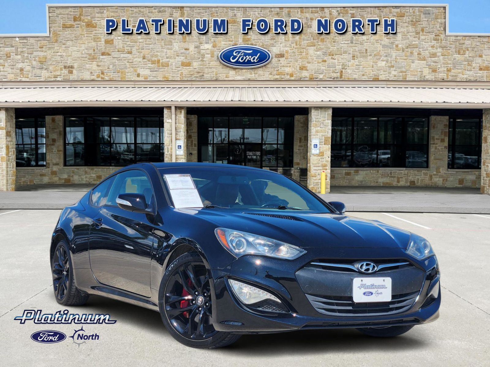 Caspian Black 2015 Hyundai Genesis Coupe Coupe Rear-Wheel Drive 8-Speed Automatic