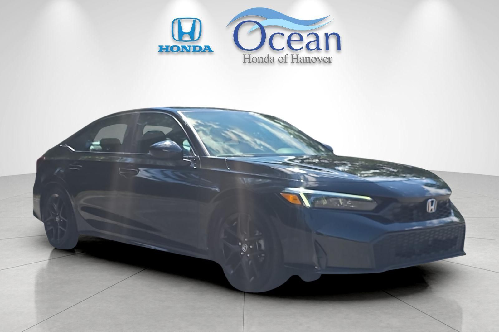 Crystal Black Pearl 2025 Honda Civic Sedan Front-Wheel Drive Continuously Variable Transmission