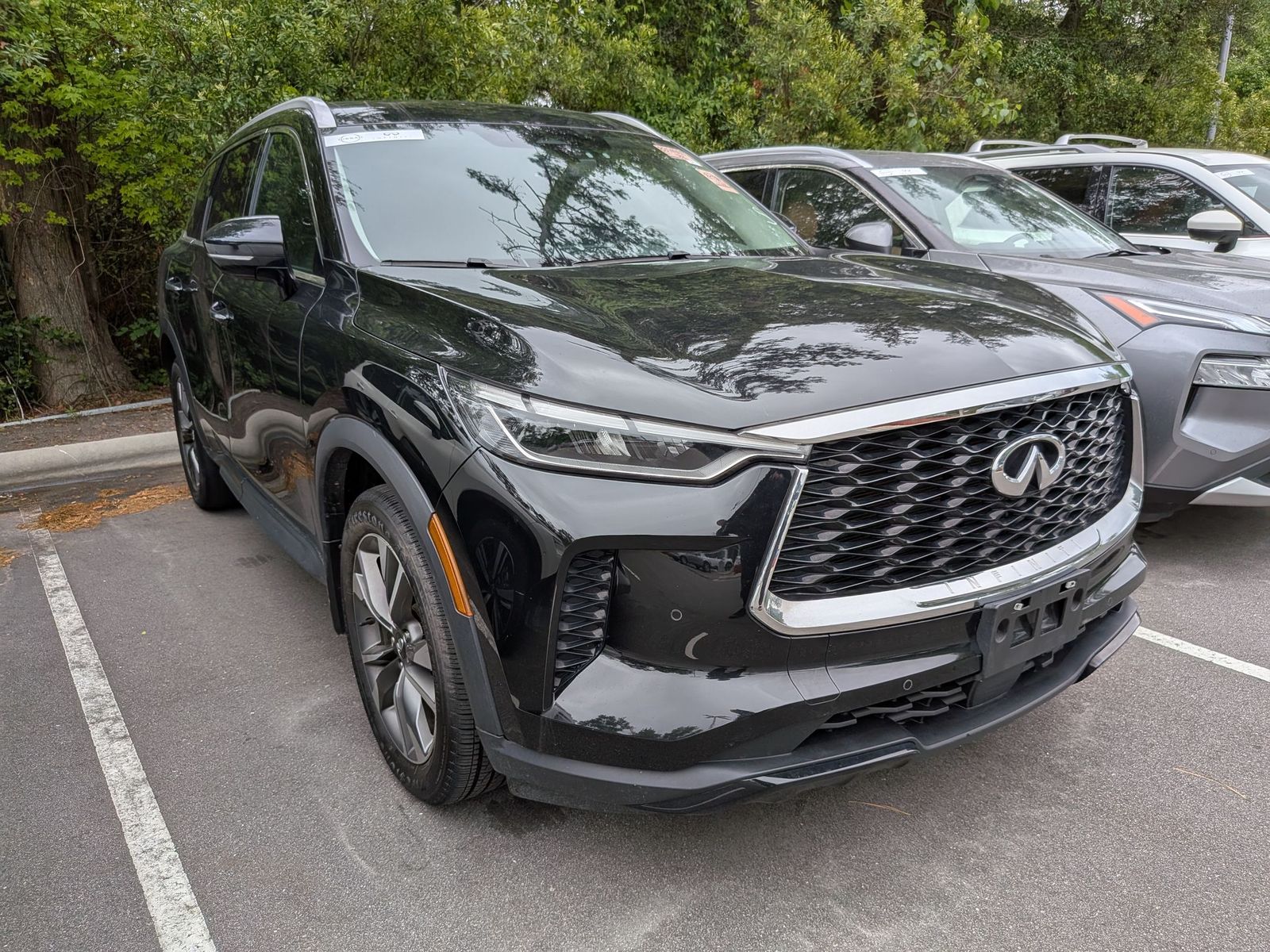 Mineral Black 2023 INFINITI QX60 Luxe AWD SUV / Crossover All-Wheel Drive 9-Speed Automatic
