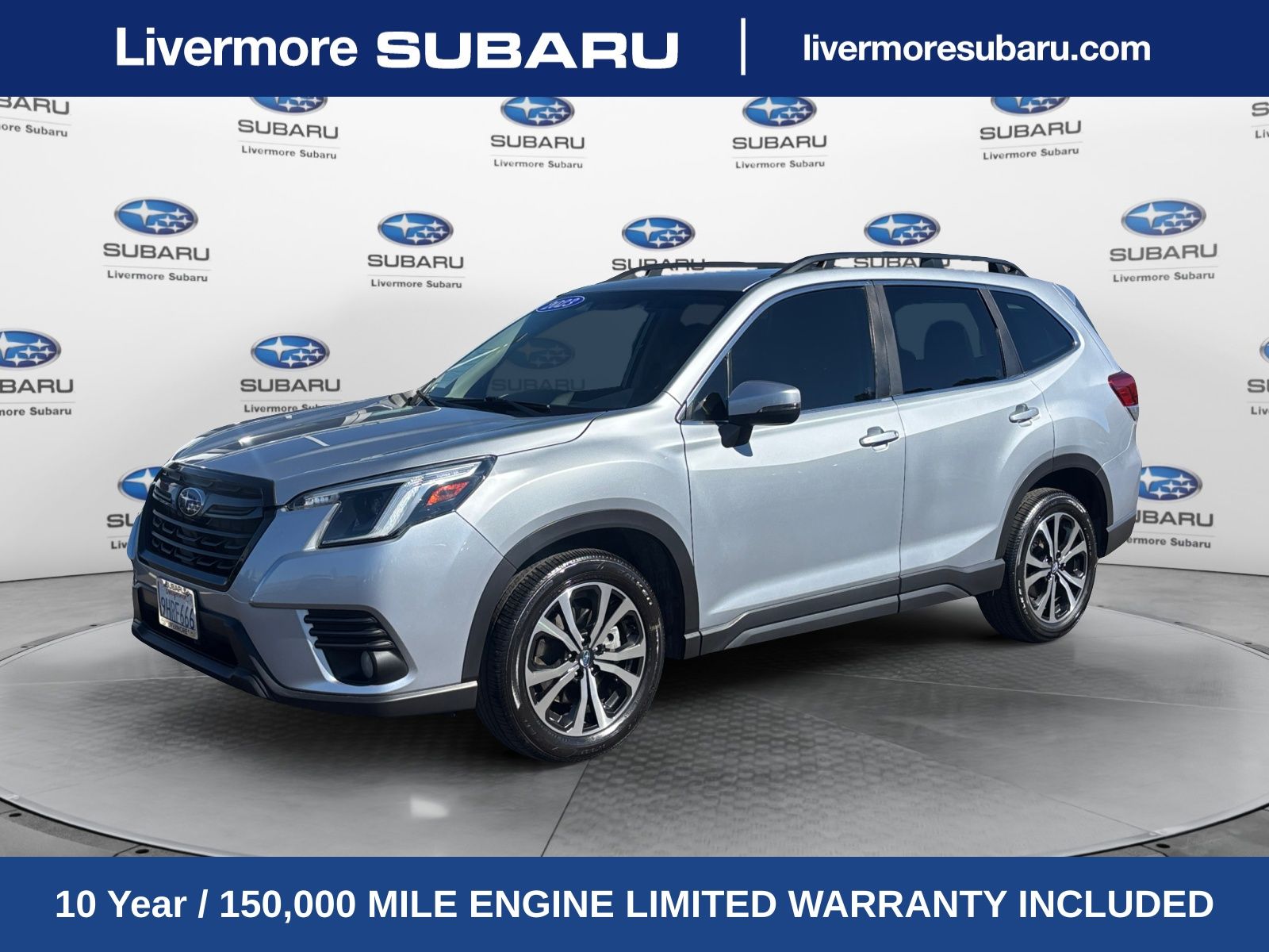 Ice Silver Metallic 2023 Subaru Forester SUV / Crossover All-Wheel Drive Continuously Variable Transmission