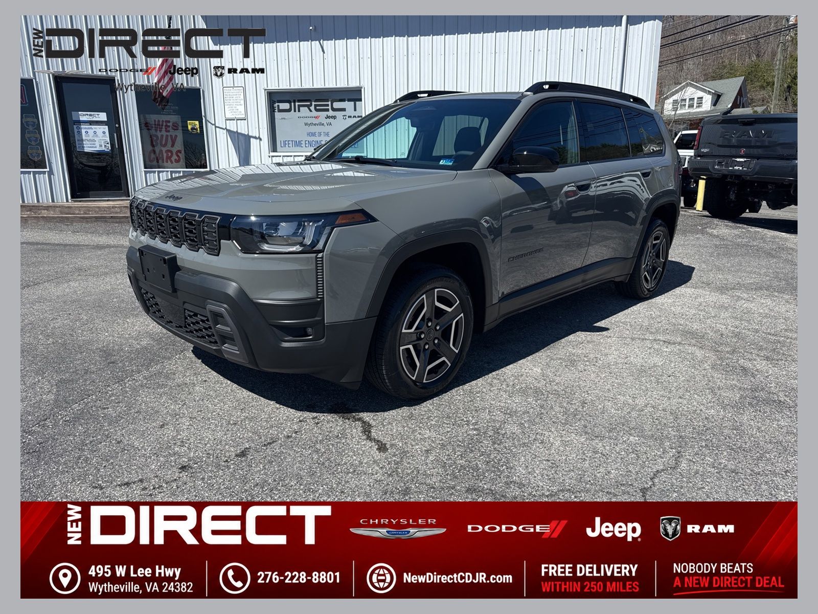 Sting-Gray Clearcoat 2026 Jeep Cherokee SUV / Crossover Four-Wheel Drive Continuously Variable Transmission