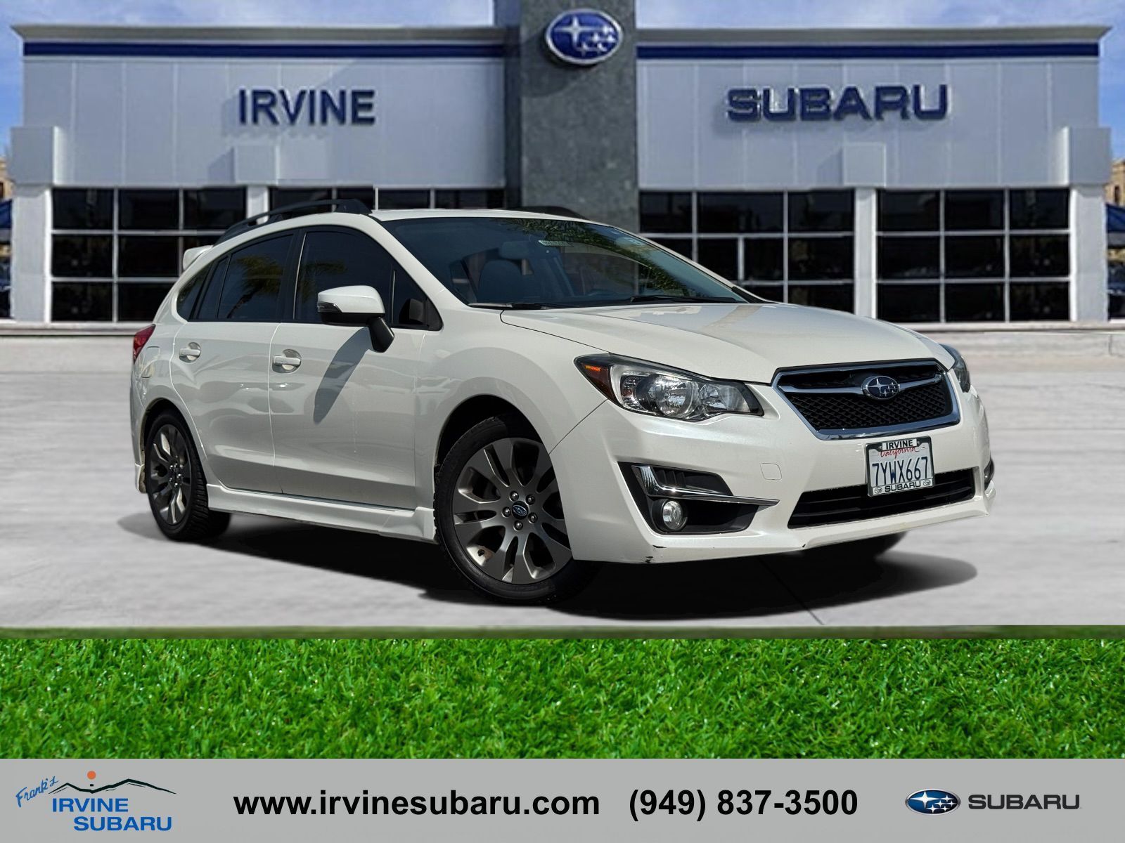 Crystal White Pearl 2015 Subaru Impreza 2.0i Sport Premium Hatchback Hatchback All-Wheel Drive Continuously Variable Transmission