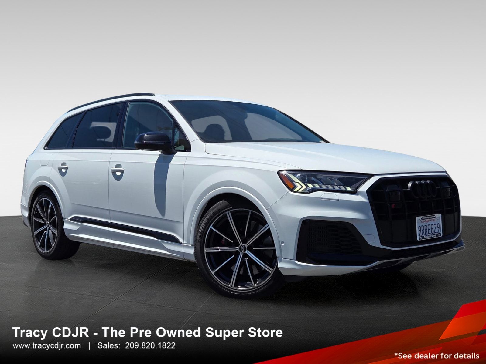 Glacier White 2021 Audi SQ7 4.0T quattro Premium Plus SUV / Crossover All-Wheel Drive 8-Speed Automatic