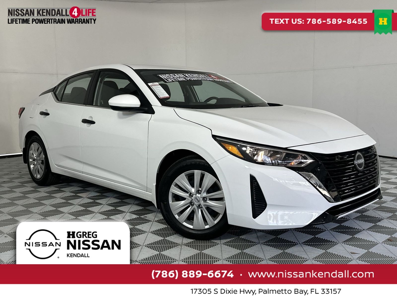 White (Fresh Powder) 2025 Nissan Sentra Sedan Front-Wheel Drive Continuously Variable Transmission