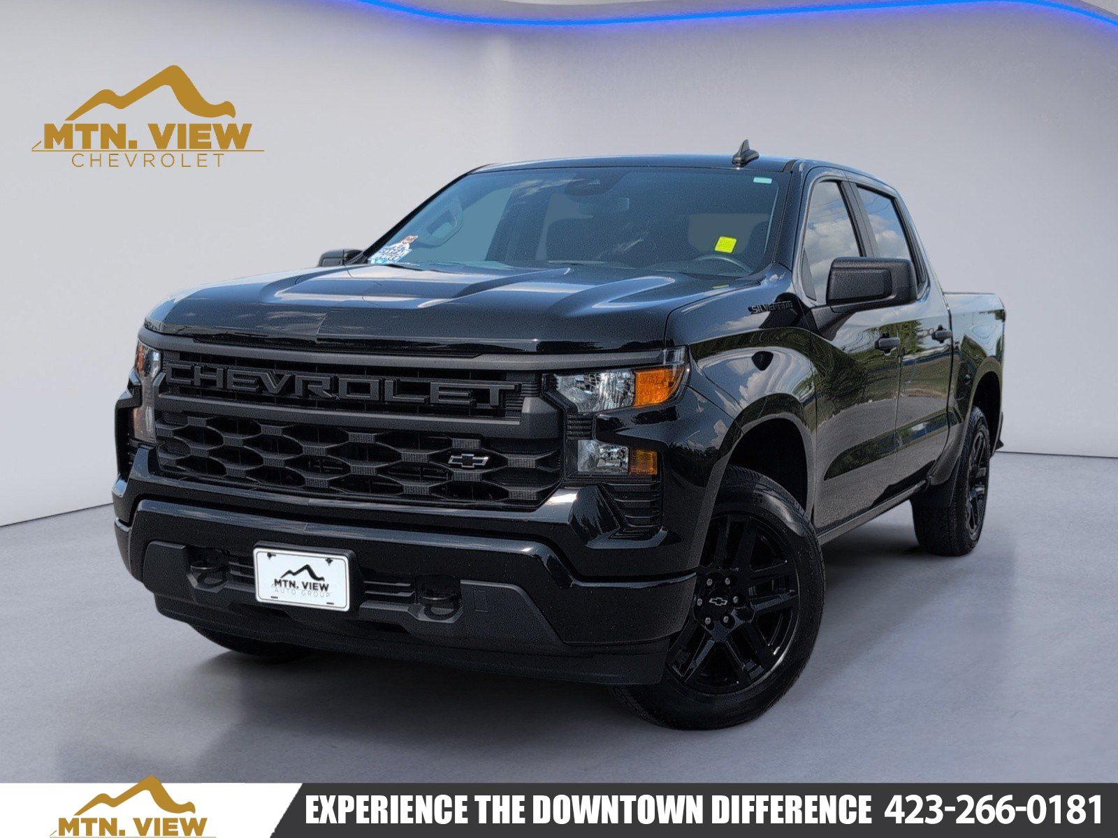 Black 2023 Chevrolet Silverado 1500 Pickup Truck Four-Wheel Drive 8-Speed Automatic