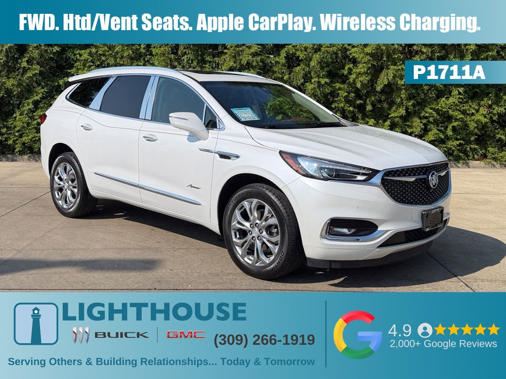 White Frost Tricoat 2021 Buick Enclave SUV / Crossover Front-Wheel Drive 9-Speed Automatic