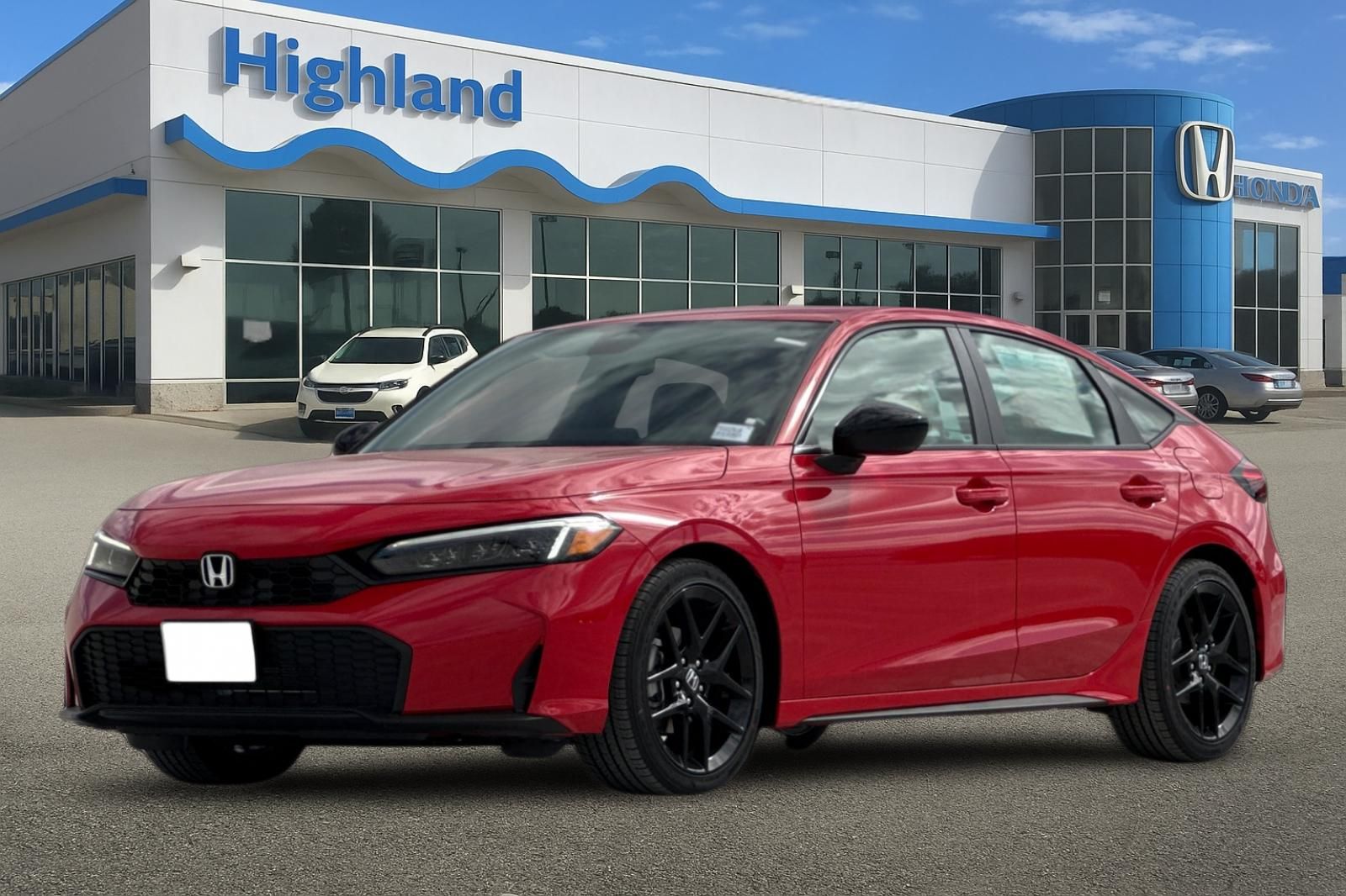 Rallye Red 2026 Honda Civic Hatchback Hatchback Front-Wheel Drive Continuously Variable Transmission