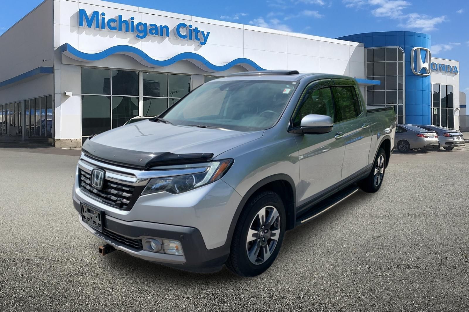 Lunar Silver Metallic 2017 Honda Ridgeline RTL-E AWD Pickup Truck All-Wheel Drive 6-Speed Automatic