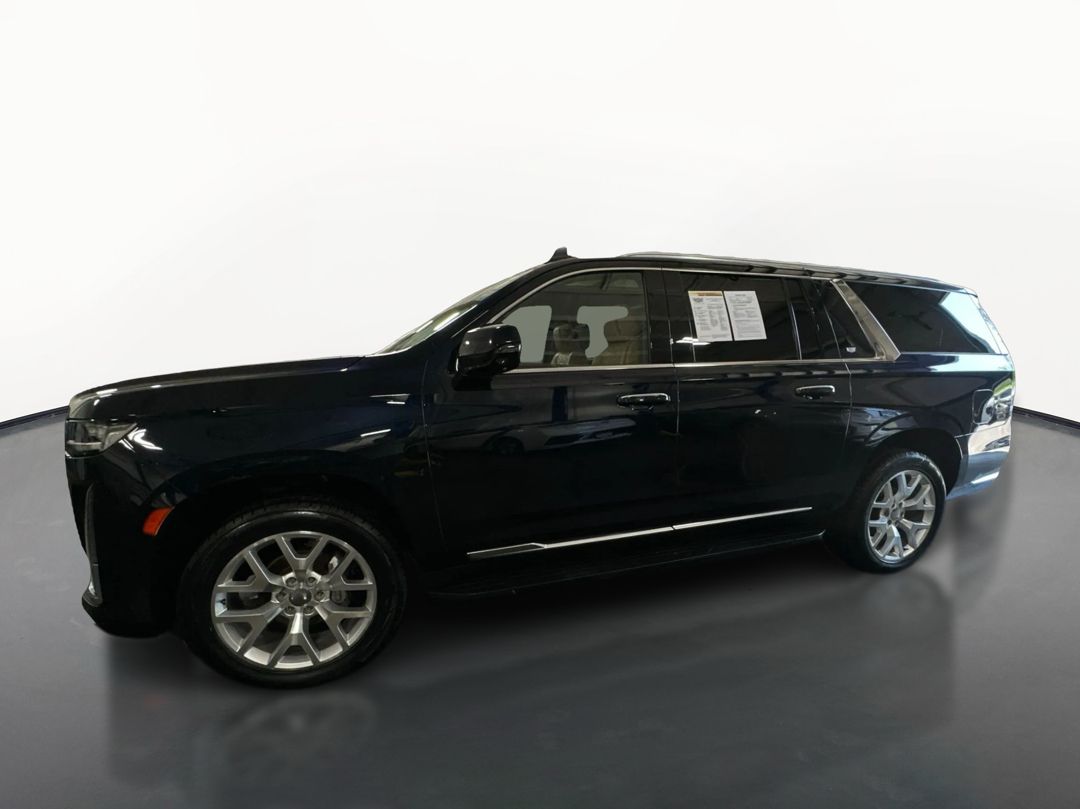 Dark Moon Blue Metallic 2021 Cadillac Escalade ESV Premium Luxury AWD SUV / Crossover Four-Wheel Drive