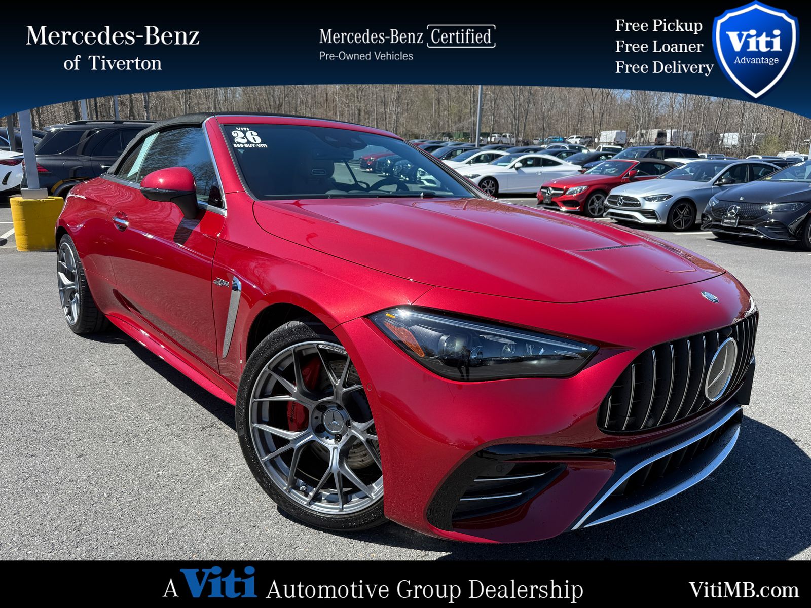 MANUFAKTUR Patagonia Red Metallic 2026 Mercedes-Benz CLE AMG CLE 53 4MATIC Coupe All-Wheel Drive 9-Speed Automatic
