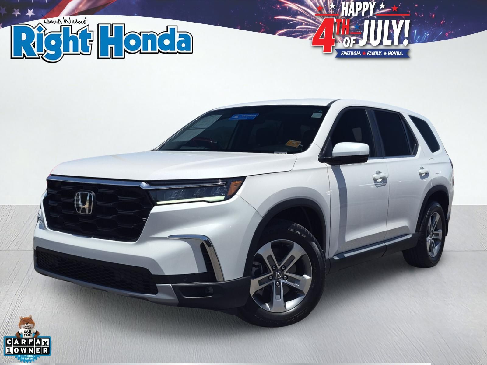 Platinum White Pearl 2025 Honda Pilot SUV / Crossover All-Wheel Drive Automatic