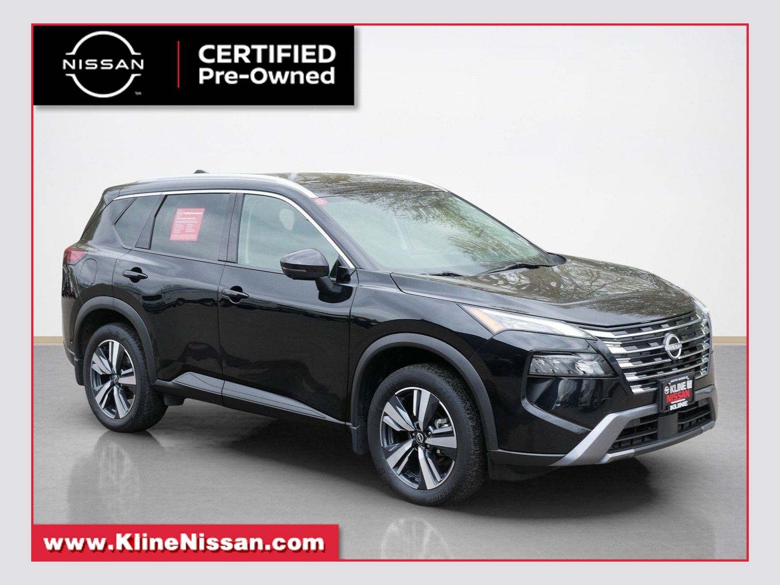 Super Black 2024 Nissan Rogue SL AWD SUV / Crossover All-Wheel Drive Continuously Variable Transmission