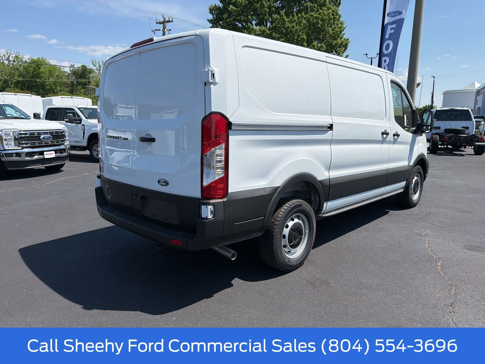 New 2026 Oxford White Ford Low Roof Cargo Van image 6