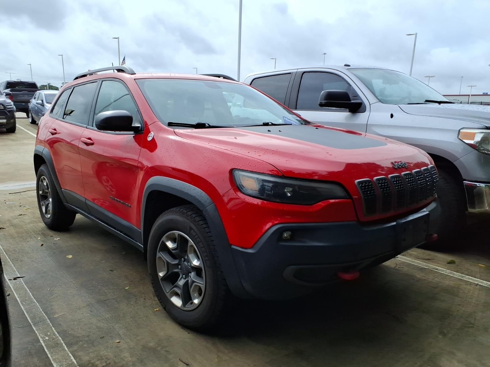 2019 Jeep Cherokee Trailhawk Red at Mac Haik CDJR North Houston