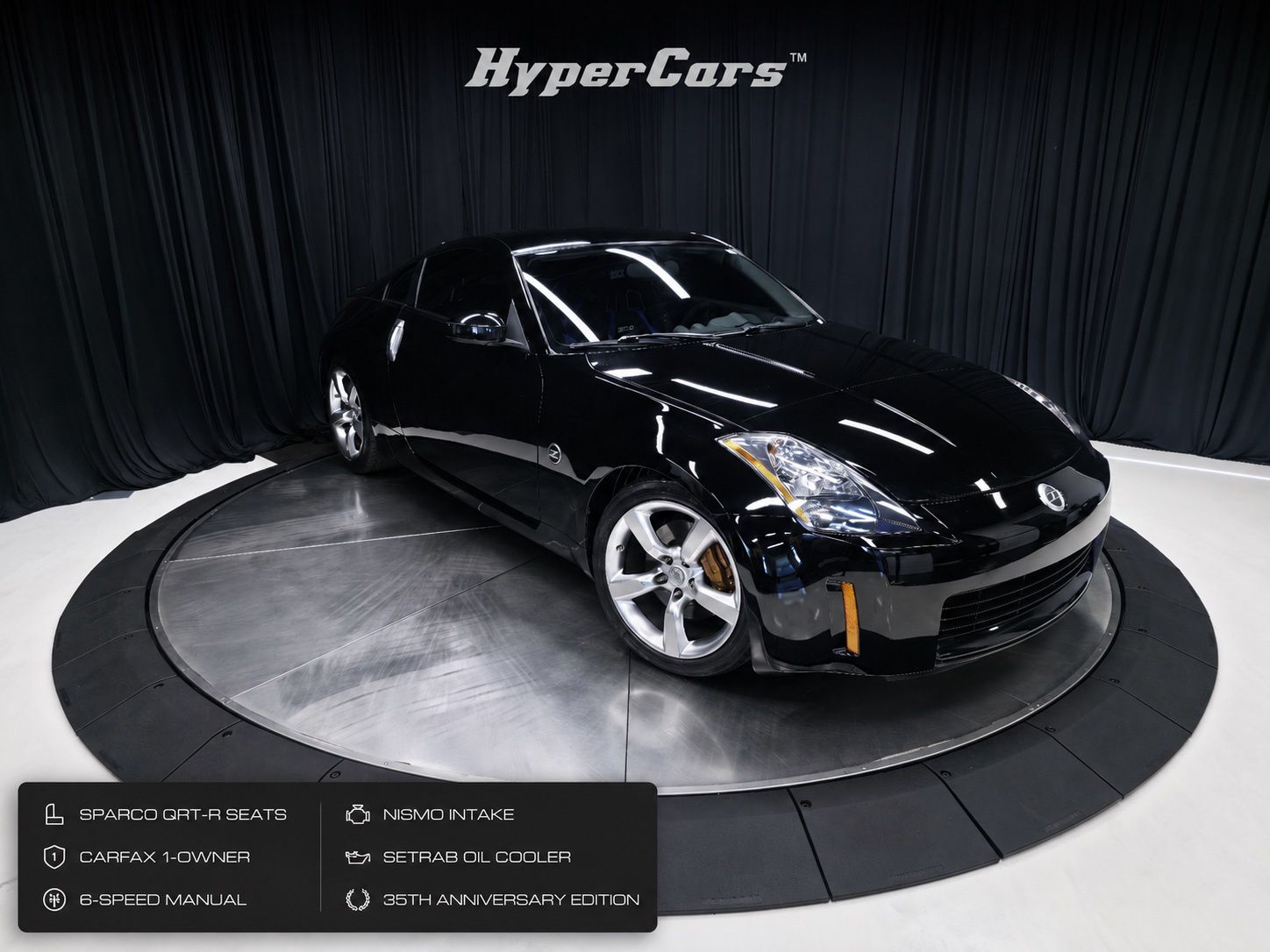 Super Black 2005 Nissan 350Z Coupe Rear-Wheel Drive 6-Speed Manual