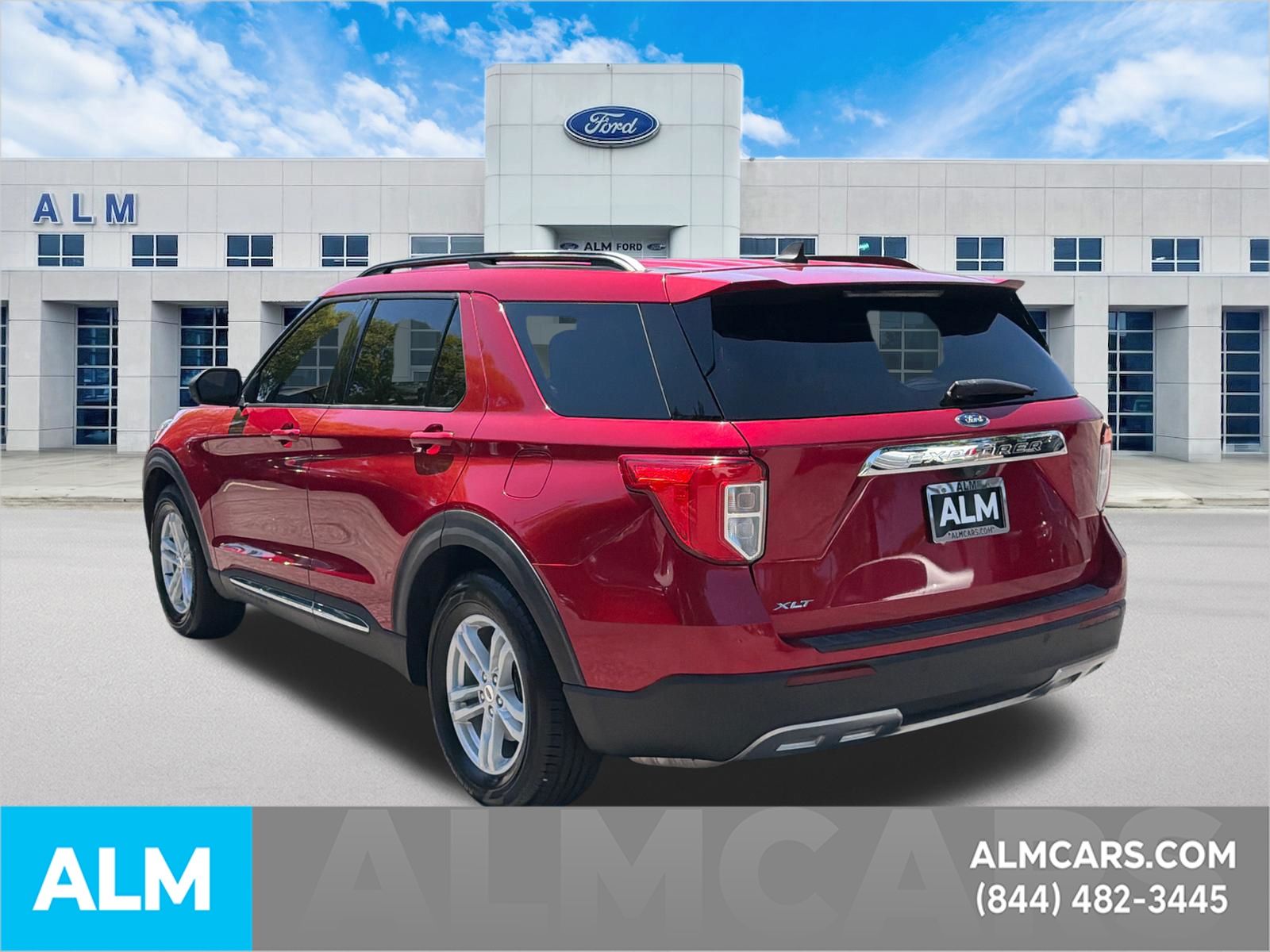 Used 2021 Red Ford XLT image 8