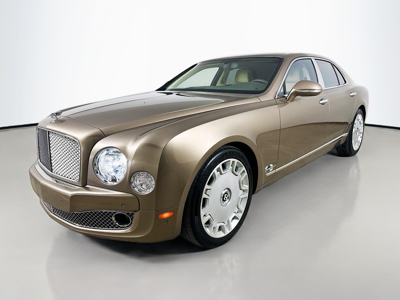 Amber Metallic 2011 Bentley Mulsanne RWD Sedan Rear-Wheel Drive 8-Speed Automatic
