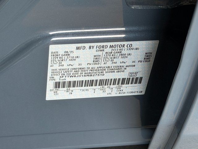 New 2025 Azure Gray Metallic Tri-Coat Ford XLT image 36