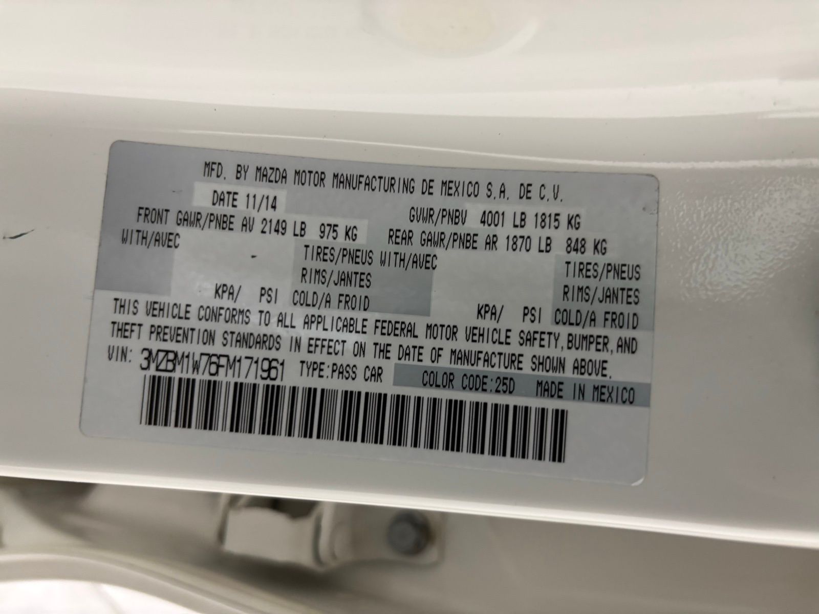 Used Car 2015 Mazda Mazda3  I Grand Touring For Sale Under $10,000 In Austin, Texas