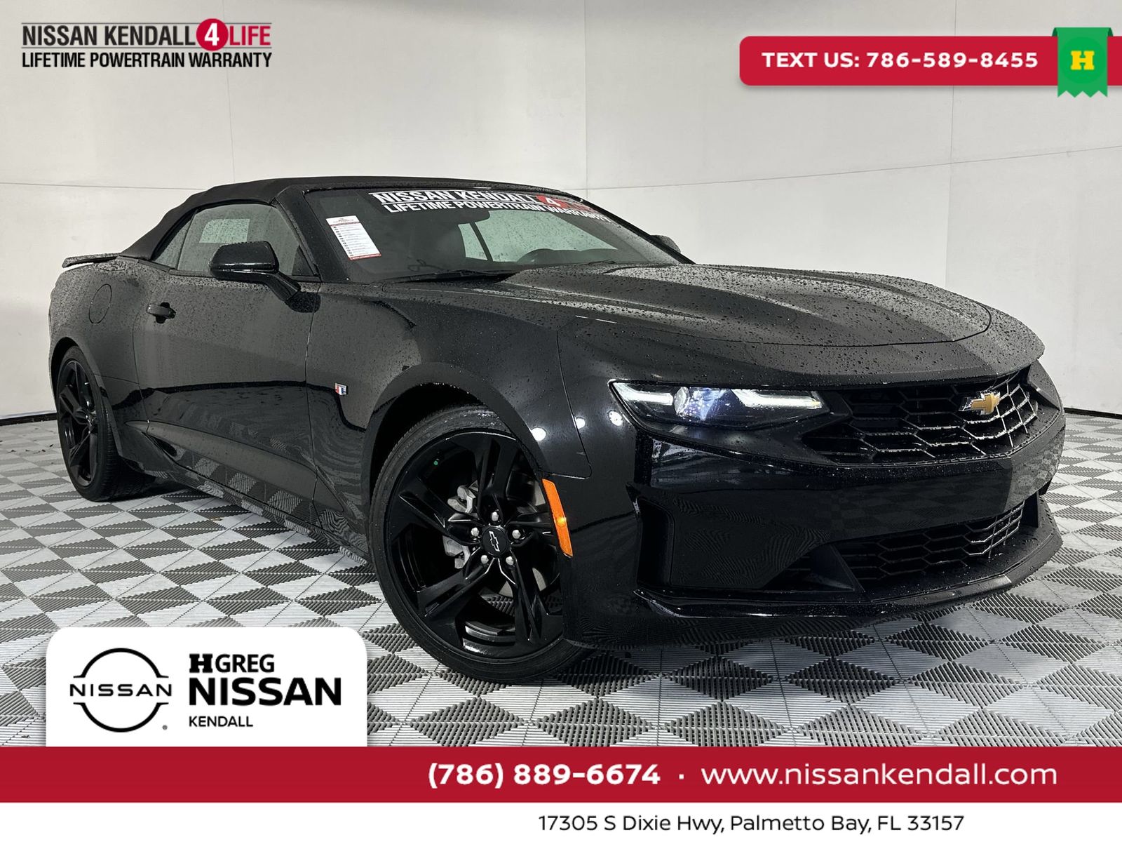 Black 2023 Chevrolet Camaro 2LT Convertible RWD Convertible Rear-Wheel Drive 8-Speed Automatic